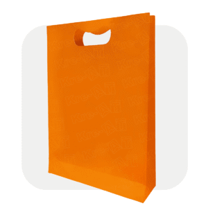 BOLSA DE PAPEL COUCHÉ CON ASA RIÑÓN / K002