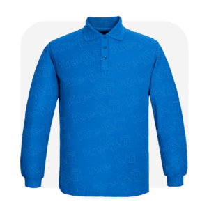 POLO EN ALGODÓN PIQUE, C/CAMISERO, MANGA LARGA, HOMBRE