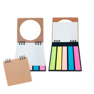 LIBRETA ANILLADA CHICA CON POST-IT / ECO-16