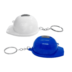 LLAVERO CASCO CON DESTAPADOR Y LINTERNA