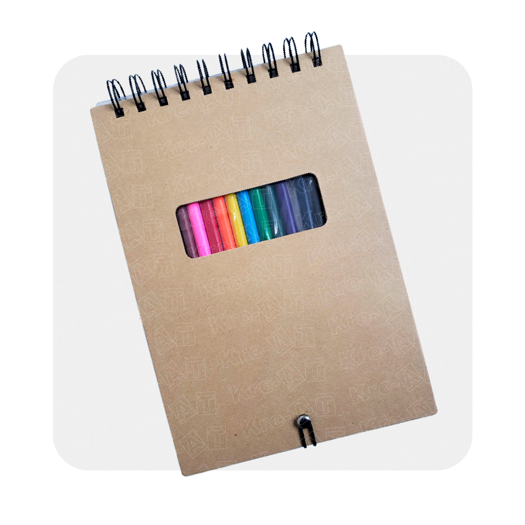 LIBRETA ECOLÓGICA ANILLADA CON COLORES / RA-513