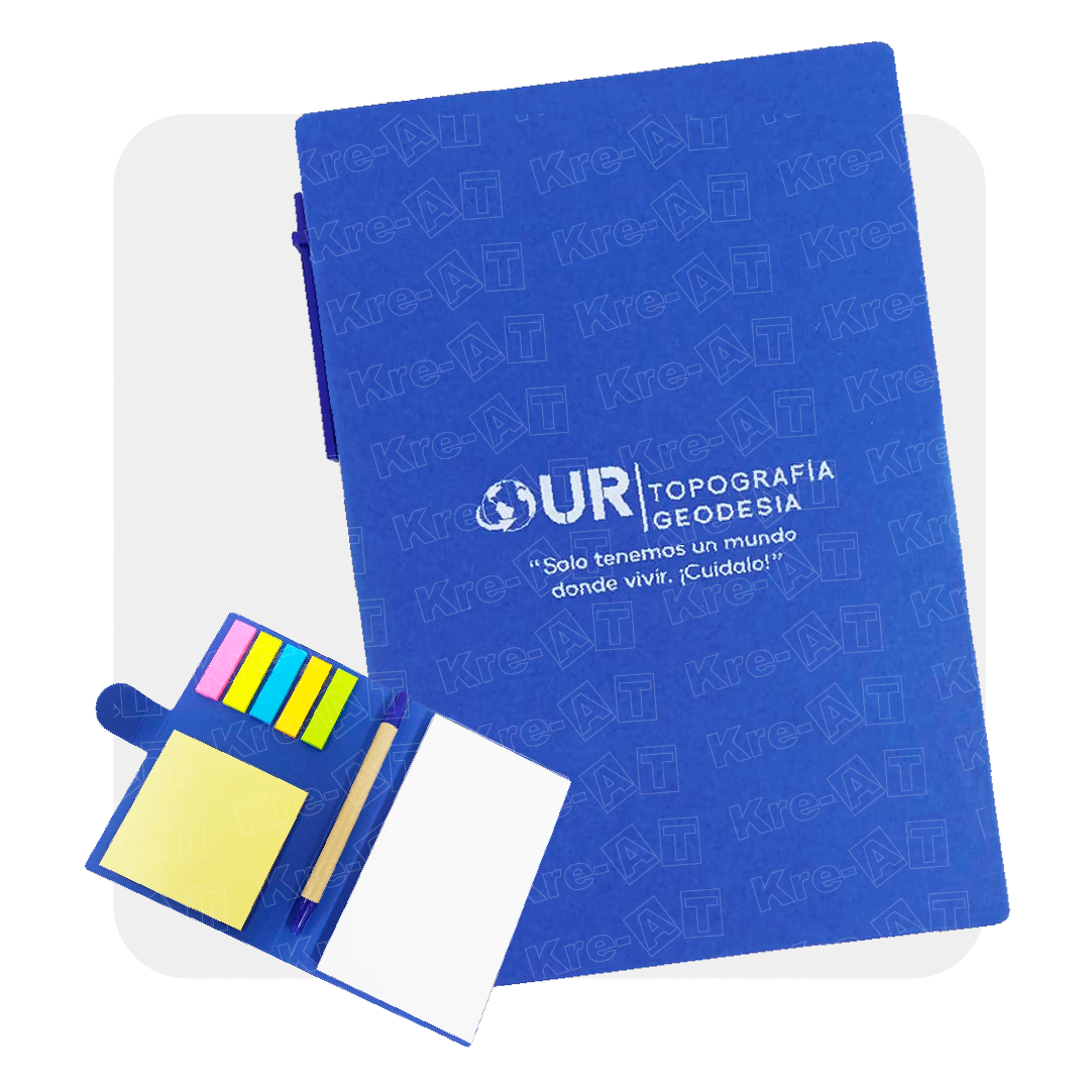 LIBRETA ECOLÓGICA CON POST-IT / R-7201