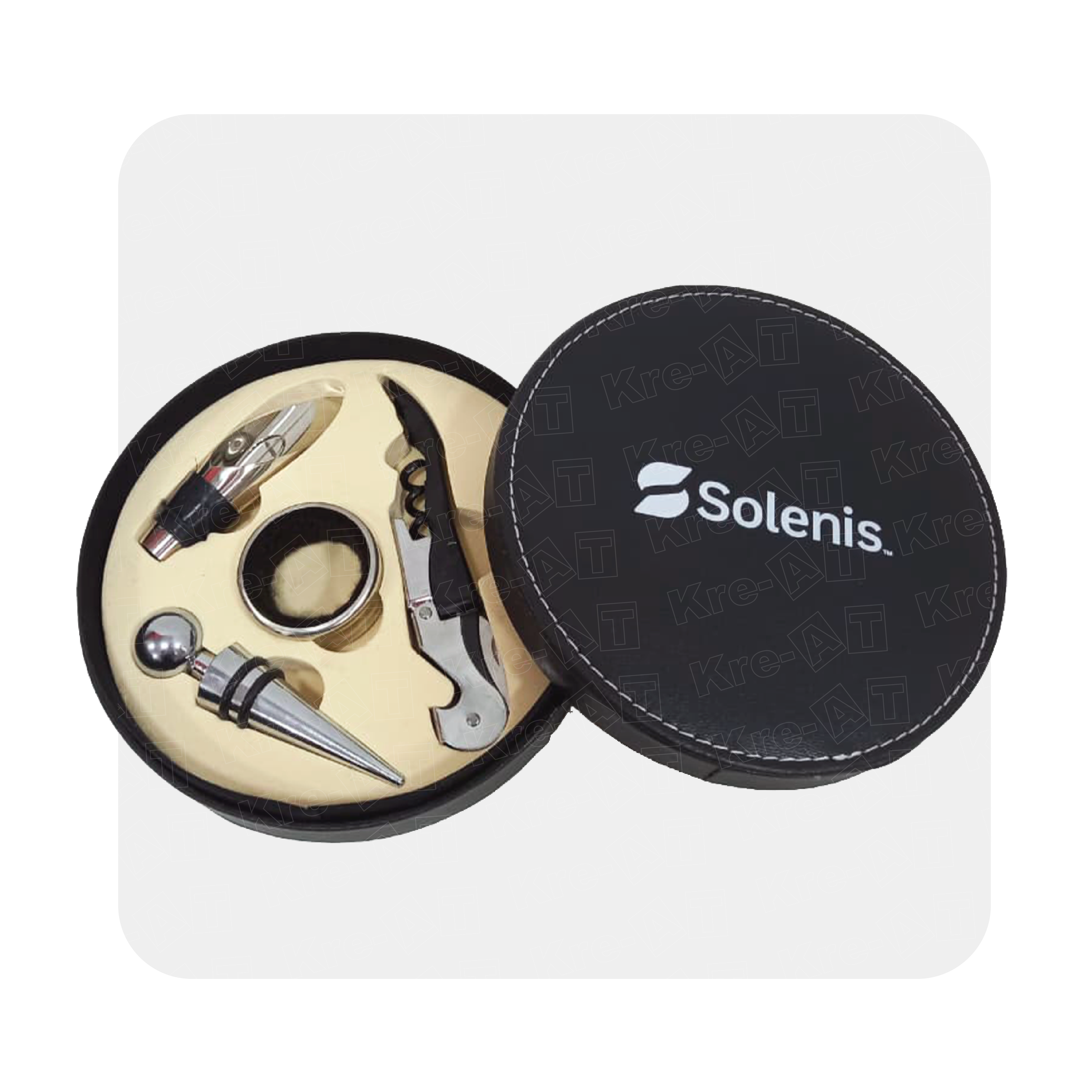 SET DE VINO DE BIO CUERO / ACP-01