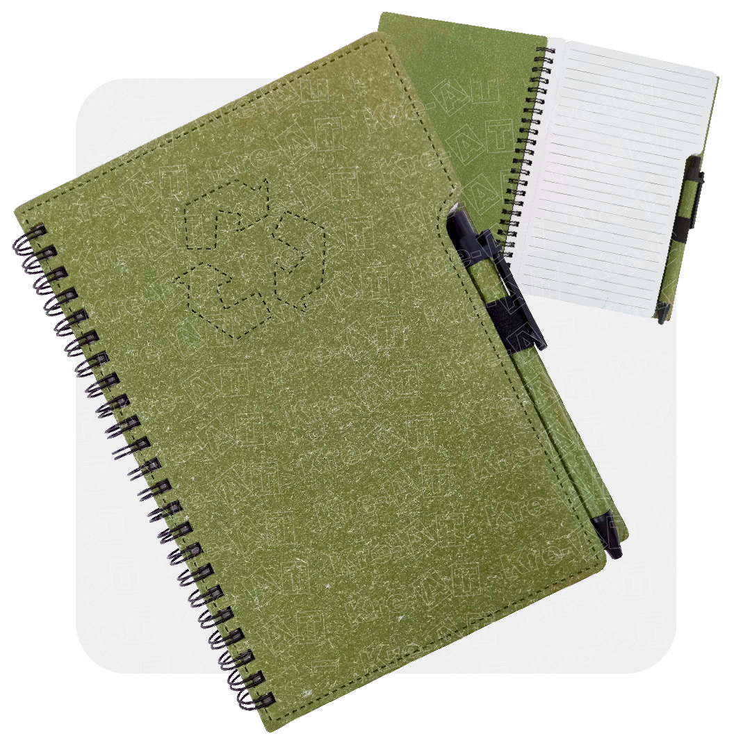 LIBRETA ECOLÓGICA CON LAPICERO / R-5836