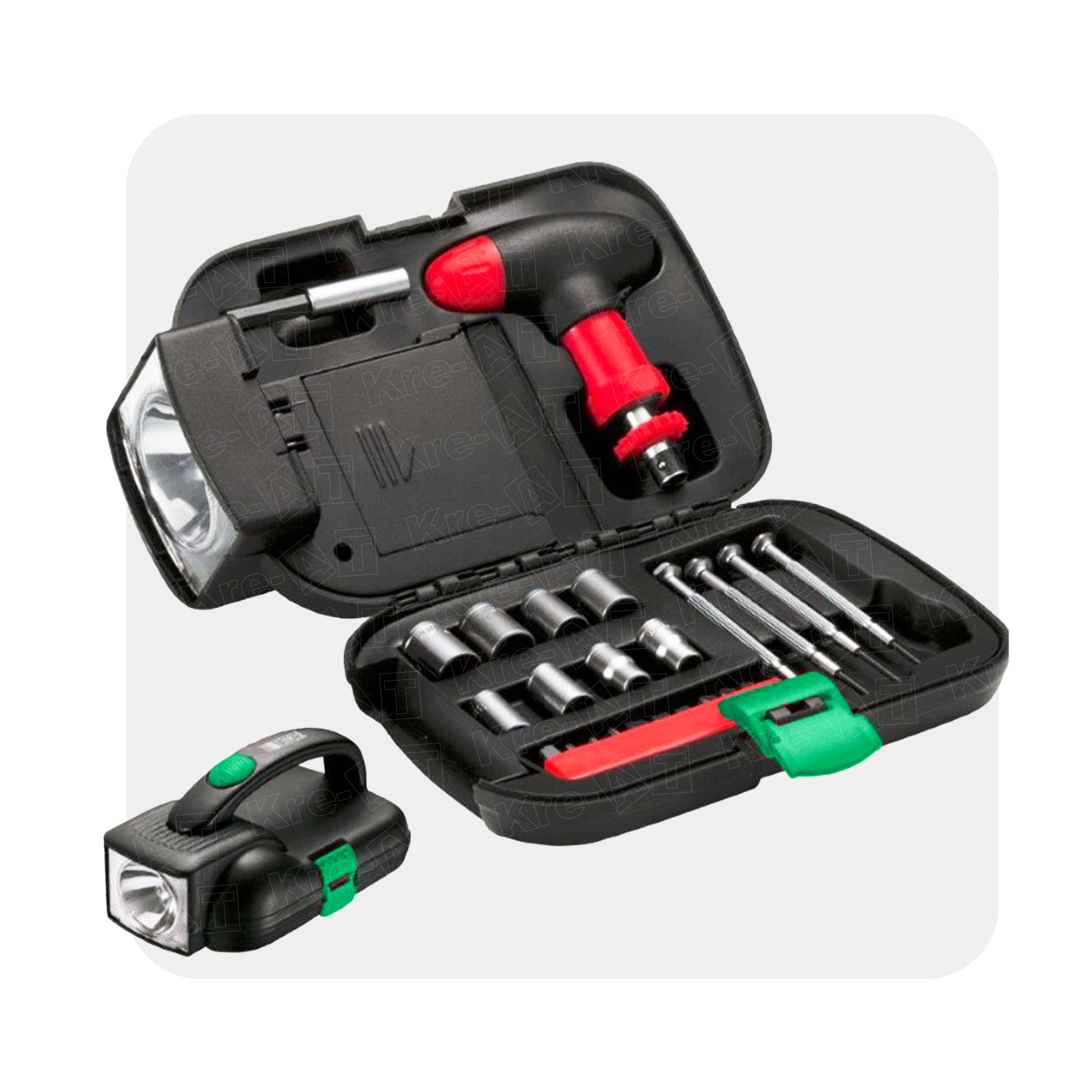 SET HERRAMIENTERO CON LINTERNA