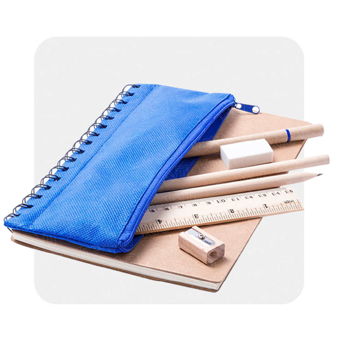 LIBRETA ECOLÓGICA CON CARTUCHERA / R-5515