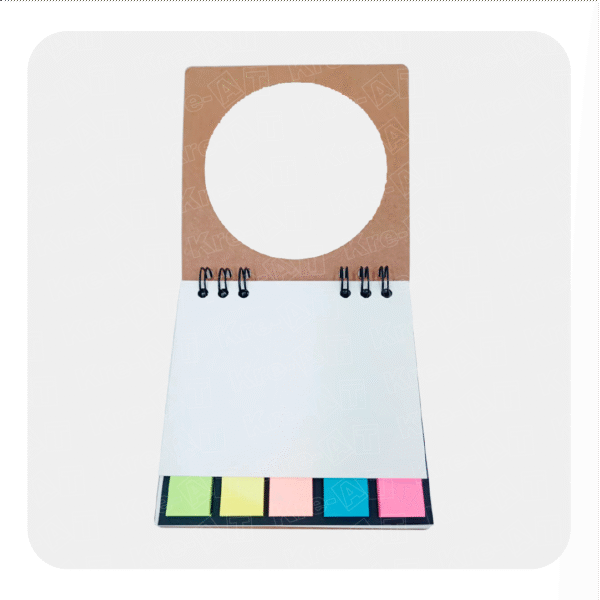 LIBRETA ANILLADA CHICA CON POST-IT / ECO-16 - Imagen 6
