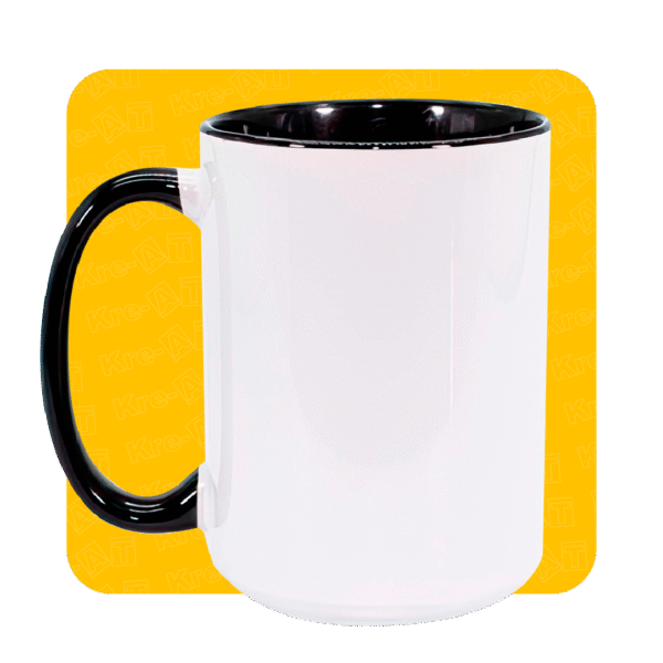 TAZA EN CERÁMICA, INTERIOR Y ASA DE COLOR 15 OZ / SKB- 55C
