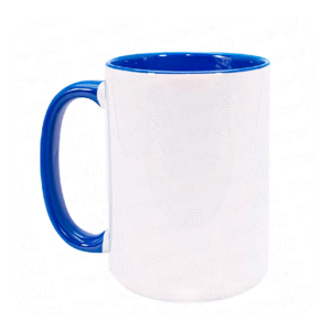TAZA EN CERÁMICA, INTERIOR Y ASA DE COLOR 15 OZ / SKB- 55C