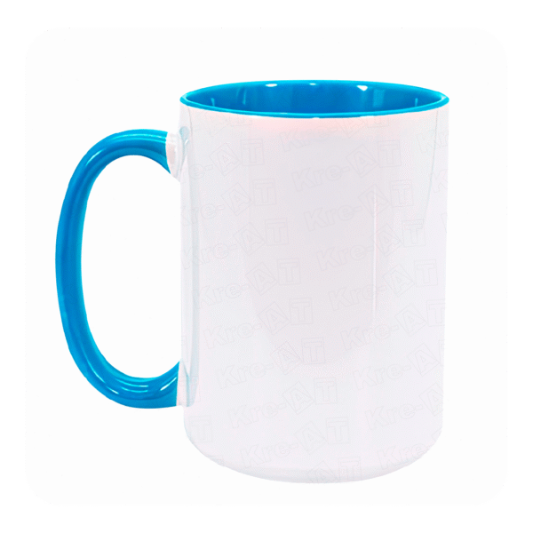 TAZA EN CERÁMICA, INTERIOR Y ASA DE COLOR 15 OZ / SKB- 55C - Imagen 8