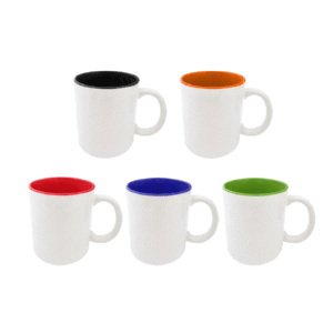 TAZA EN CERÁMICA, INTERIOR A COLOR / JS2812-CL