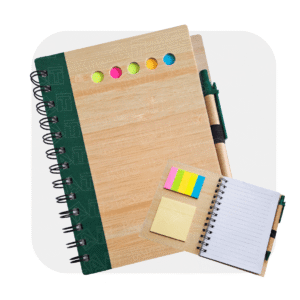 LIBRETA BAMBÚ CON LAPICERO Y POST IT / BFB903B