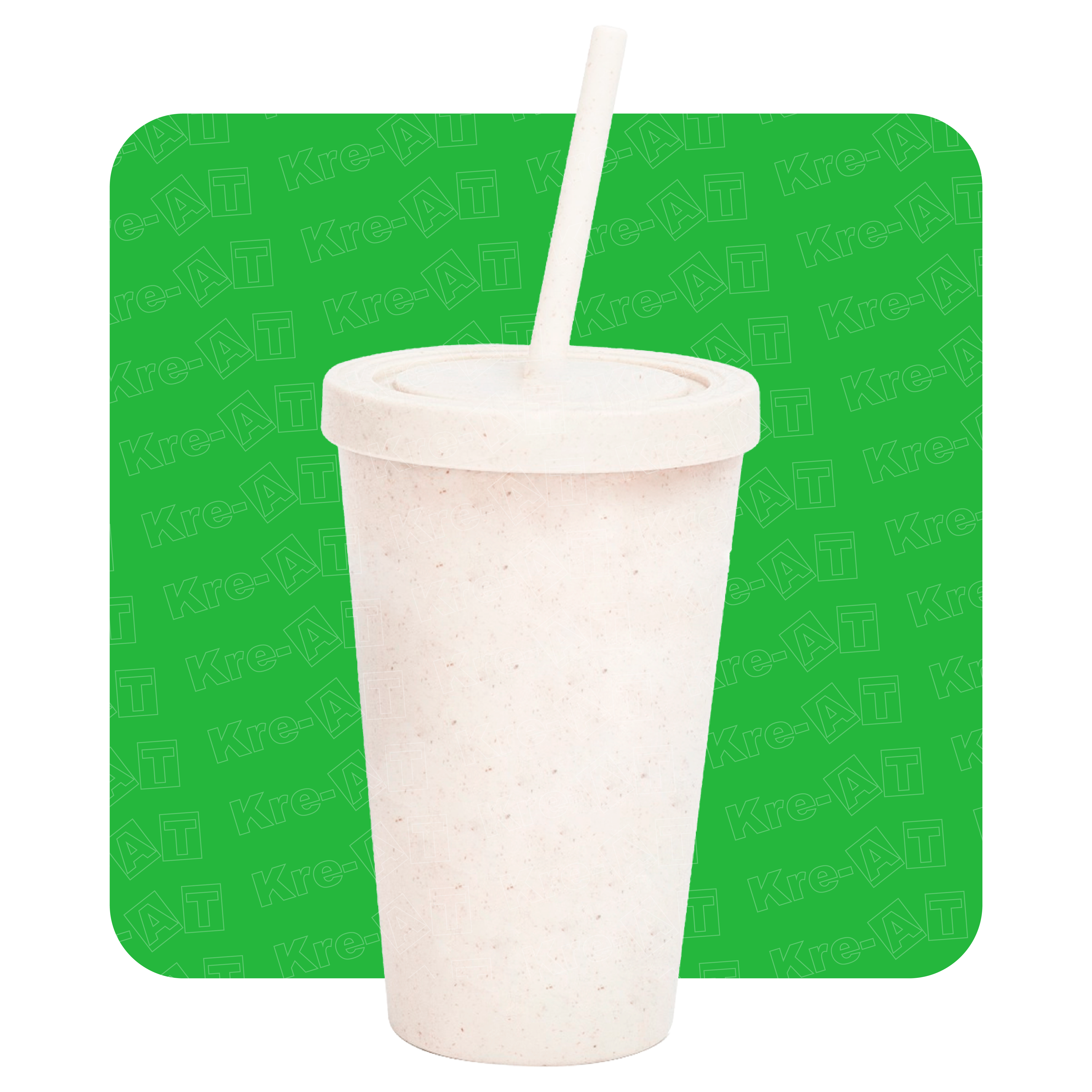 TAZA EN FIBRA DE TRIGO CON CAÑA / JC -845