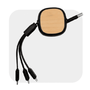 CABLE MULTIPUERTO RETRÁCTIL