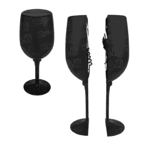 SET DE VINO DE 3 PIEZAS EN FORMA DE COPA | FB-2102