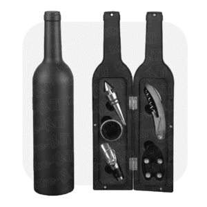 SET DE VINO DE 5 PIEZAS EN FORMA DE BOTELLA | FB-2104