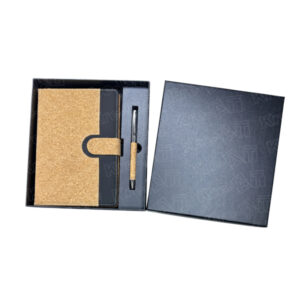 SET DE LIBRETA DE CORCHO + LAPICERO