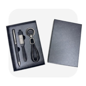 SET EJECUTIVO (LAPICERO + CABLE + LLAVERO)
